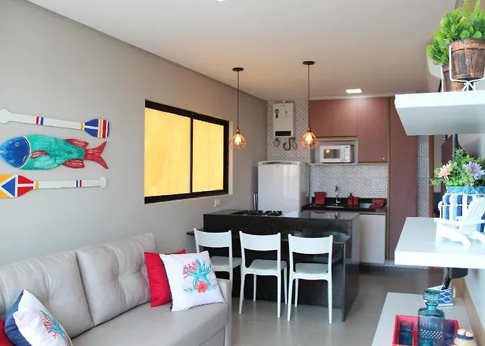 Flat Villa Margot Ap 205 - Alto Padrão a 80m do Mar! Pôrto das Galinhas